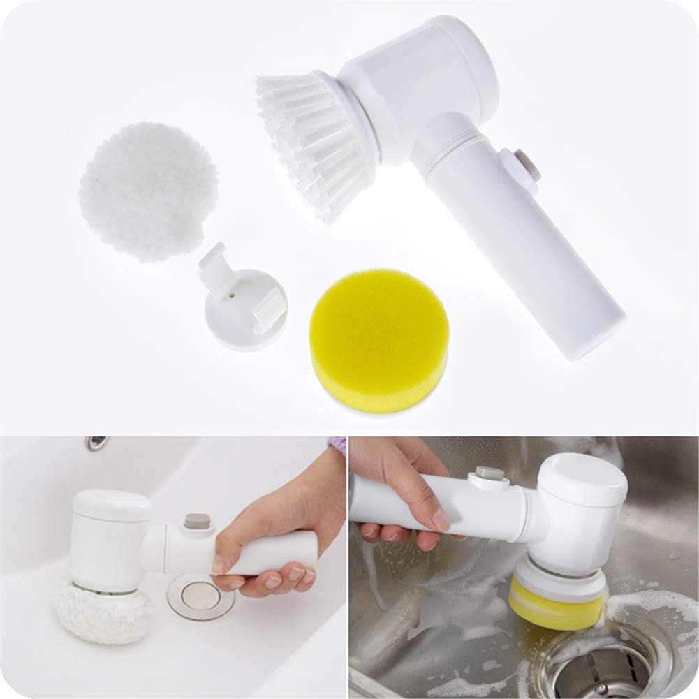 Electric cleaning brush heads